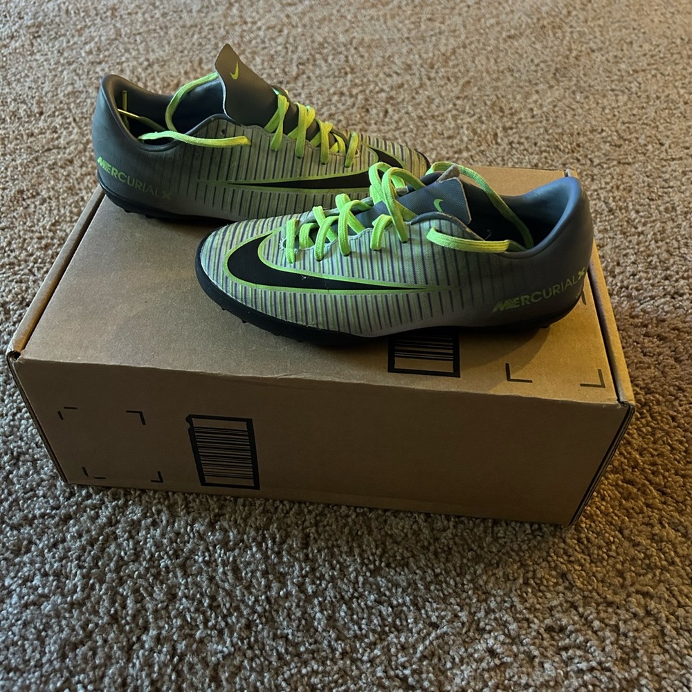 Nike Mercurial Soccer turf shoes for kids (Used)
